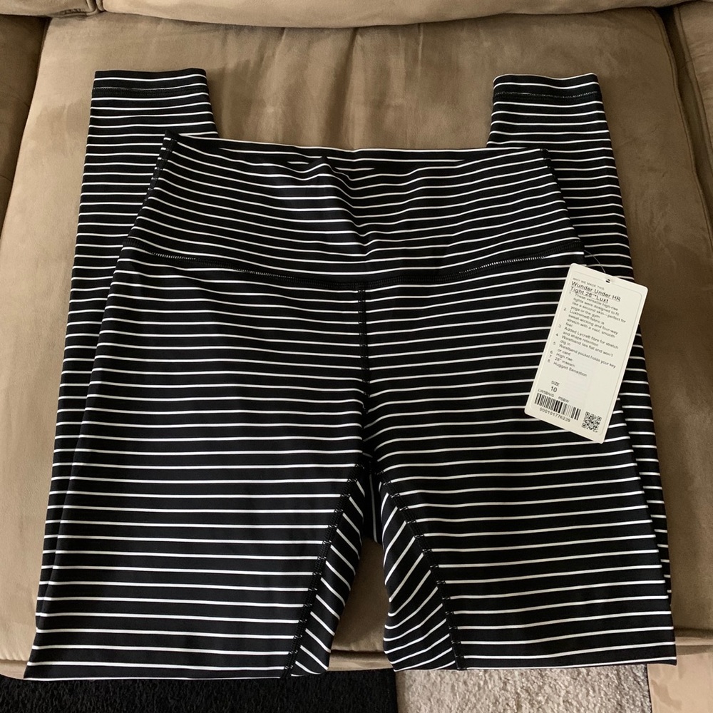 Lululemon Wunder Under Luxtreme Parallel Stripe 10